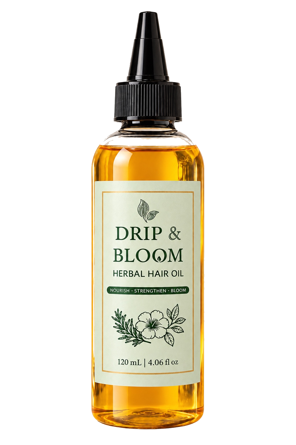 Drip & Bloom 120 mL botanical hair oil